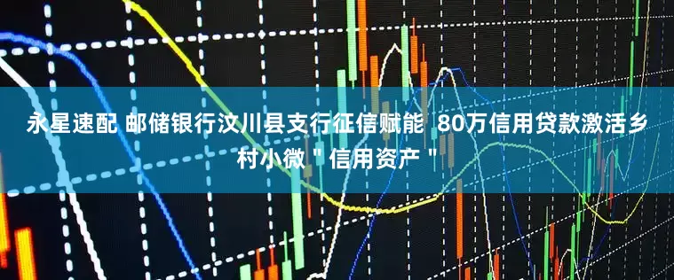 永星速配 邮储银行汶川县支行征信赋能  80万信用贷款激活乡村小微＂信用资产＂